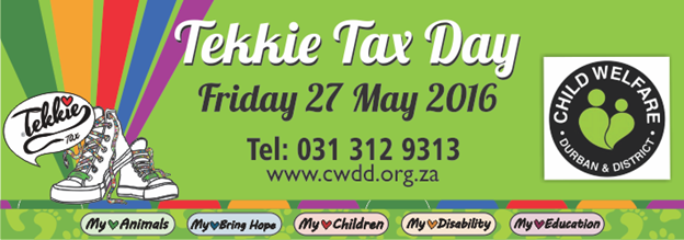 SUPPORT TEKKIE TAX AND MAKE A DIFFERENCE IN THE LIFE OF A CHILD